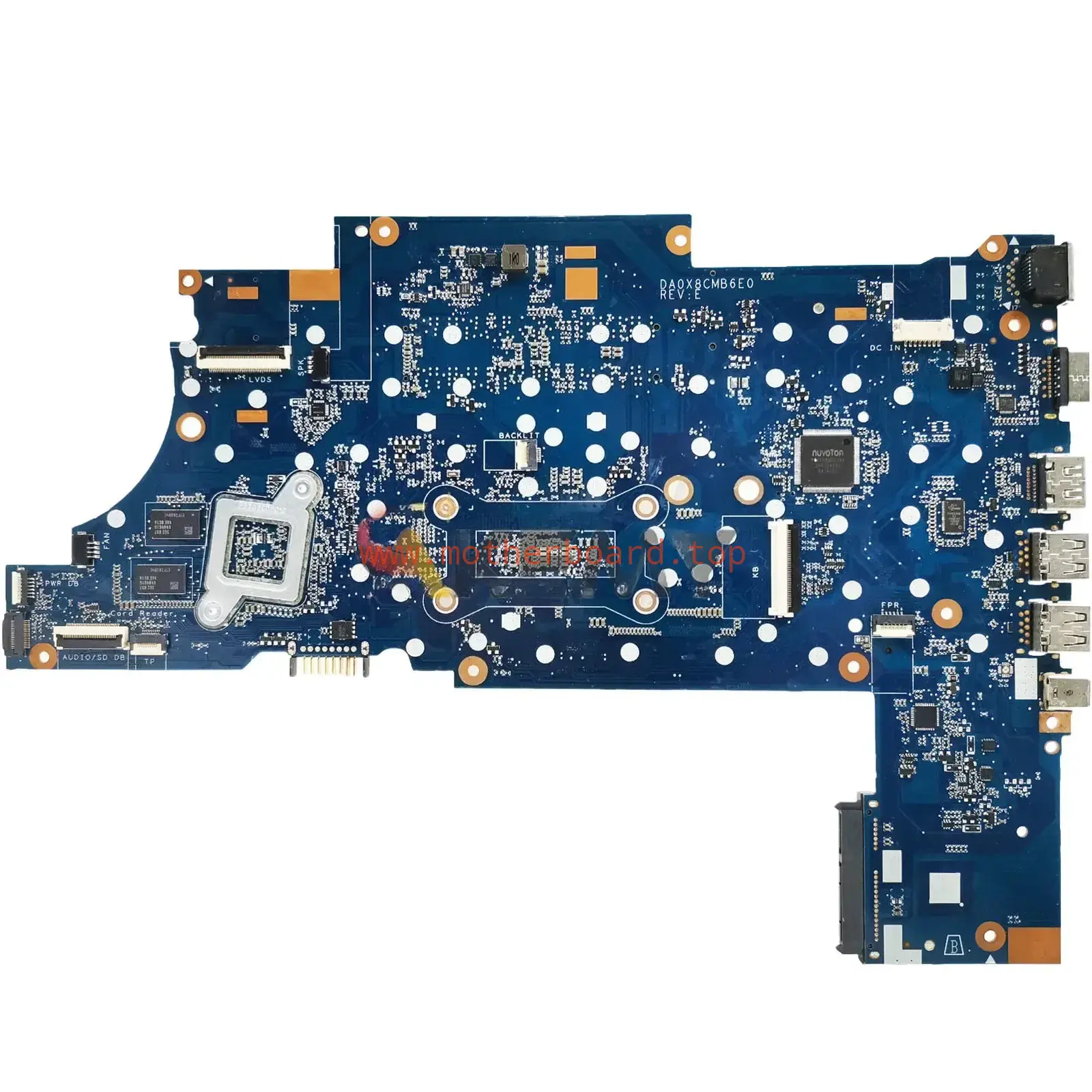 DA0X8CMB6E0 For HP ProBook 450 G5 470 G5 Motherboard L00828-601 i3 i5 i7 CPU V2G 2