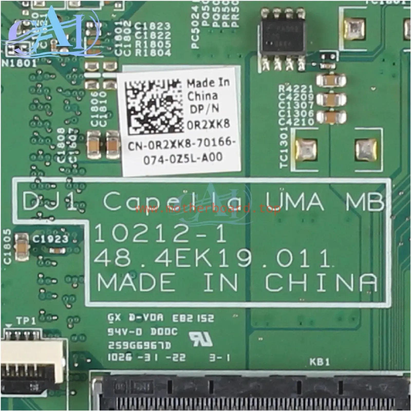 For DELL Inspiron N4030 Laptop Motherboard UMA 10212-1 0R2XK8 R2XK8 HM57 DDR3 3