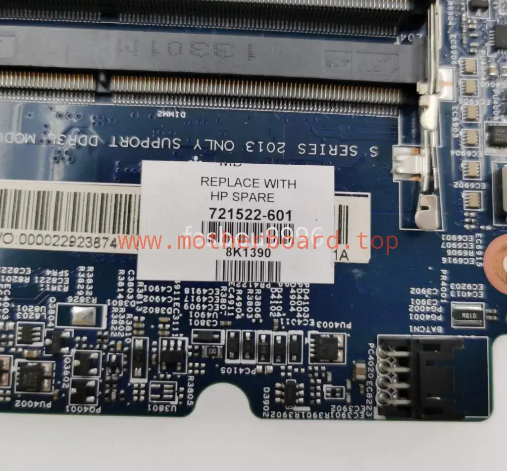 721522-001 For HP Probook 440 450 470 G0 Motherboard 12238-1 HD8750M 2GB 4