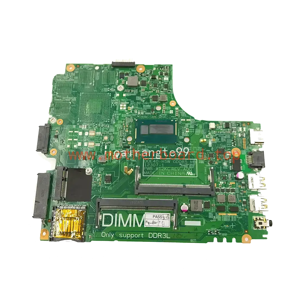 For Dell Inspiron 14R 3437 5437 Motherboard 12307-1 12307-2 W 2955U i3 i5 i7 CPU 2