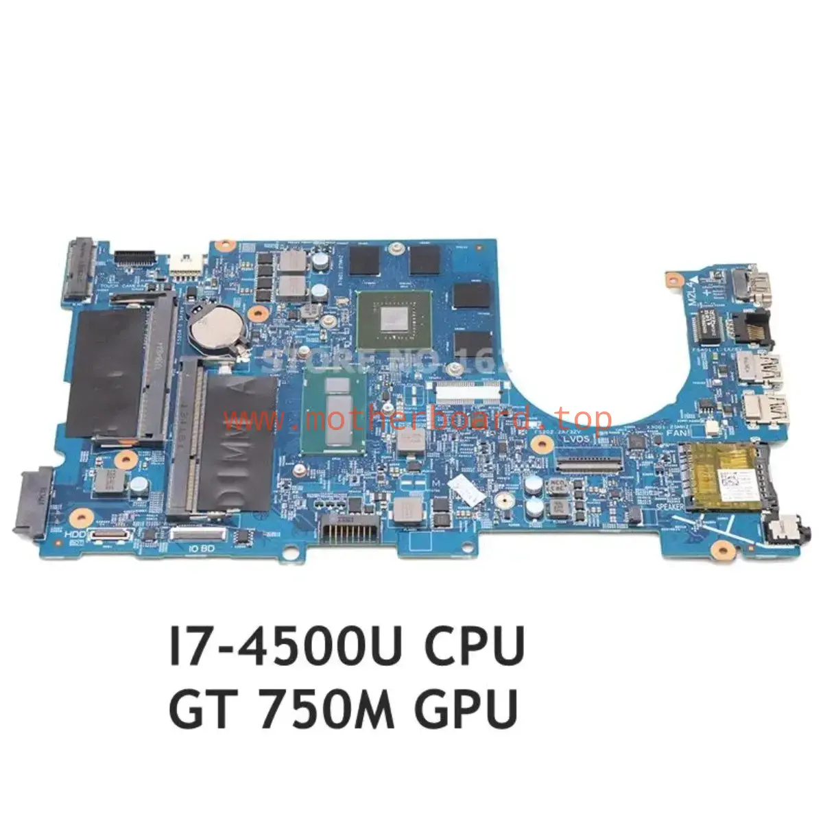 12309-1 For Dell Inspiron 17R 7737 Motherboard I5-4200U I7-4500U CPU GT750M