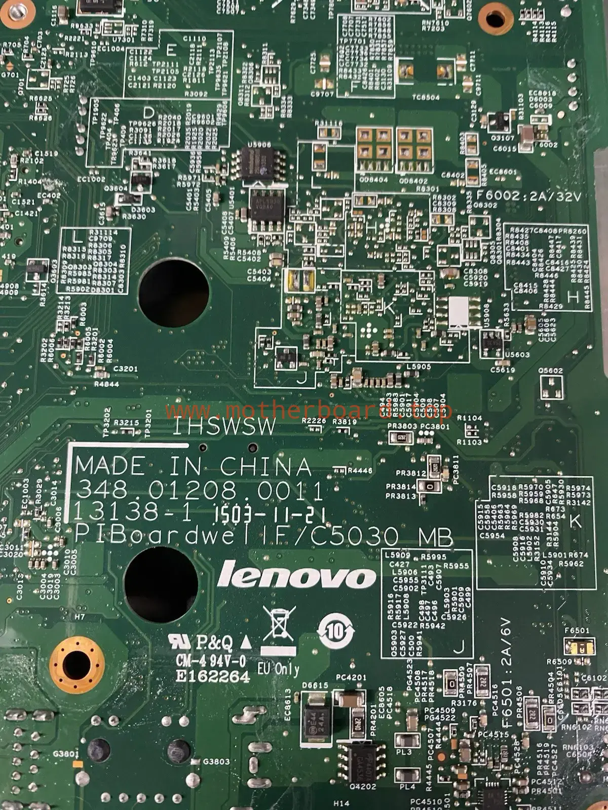 LENOVO IHSWSW S5030 14055-2 Core i3-4005U PN:5B20J35777 W8P Motherboard 4