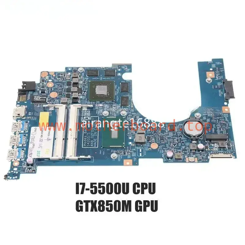 Motherboard For ACER Aspire VN7-571G VN7-571 14205-1 I7-5500U CPU GTX850M GPU 2