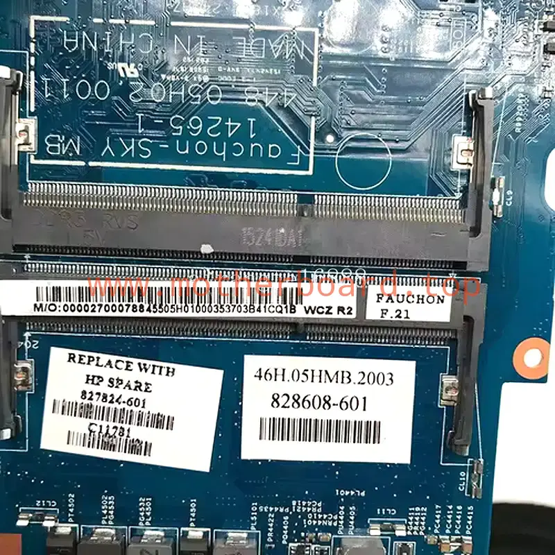 14265-1 For HP Pavilion X360 13-S 13T-S Motherboard 827824-601 W/ i3 i5 CPU DDR4 2