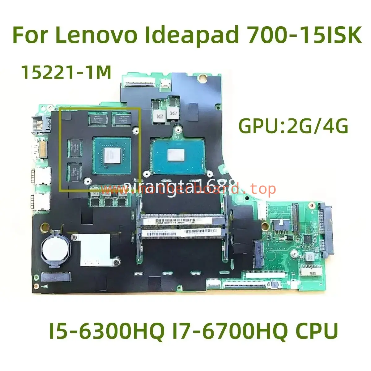 For Lenovo Ideapad 700-15ISK motherboard 15221-1M with I5 I7 CPU 2GB/4GB GPU