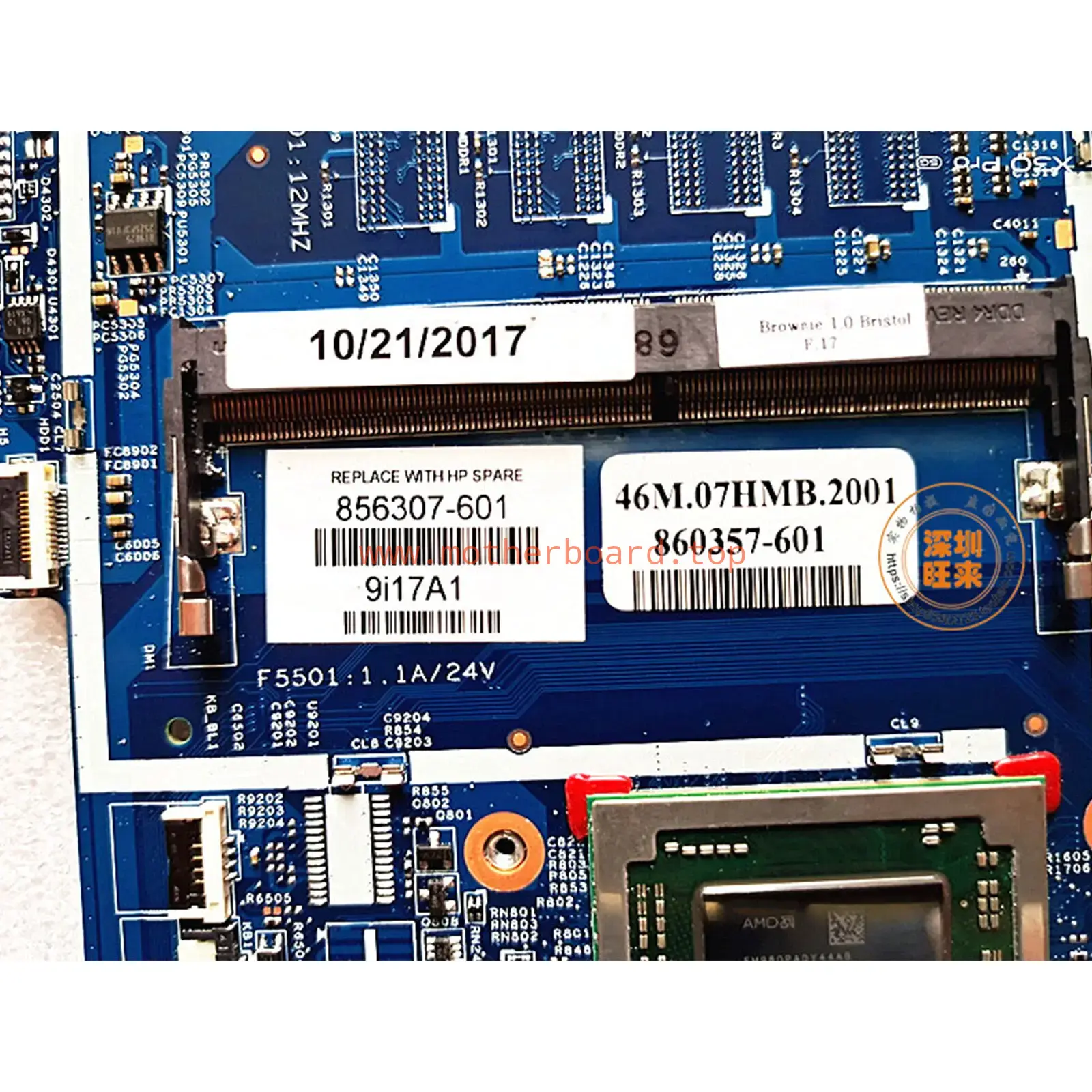 For HP X360 15Z-AR M6-AR FX-9800P Motherboard 15255-2N 856307-601 860357-601 4