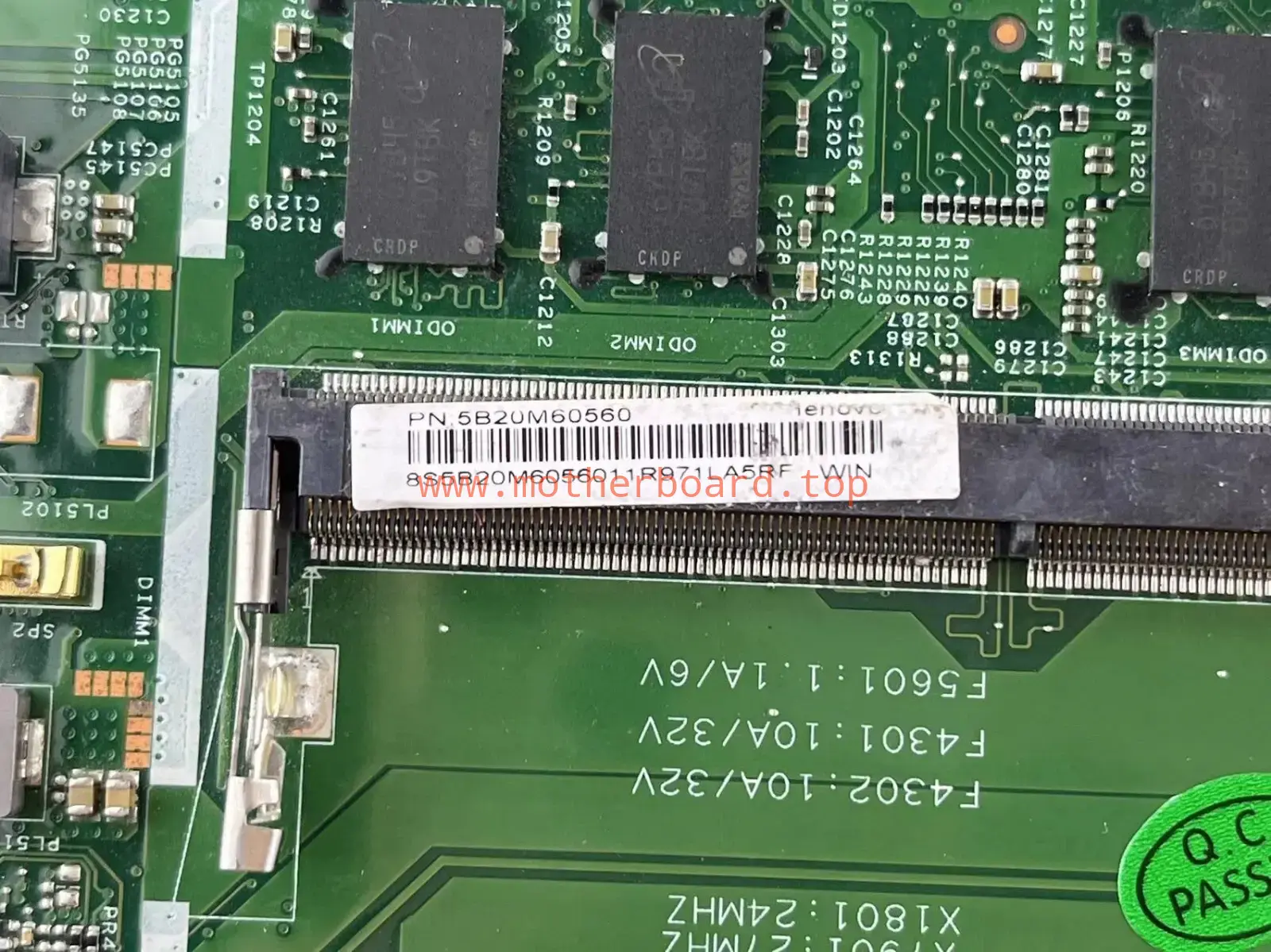 FOR Lenovo V110-15ISK Intel i3-6006U 4GB Motherboard PN 5B20M60560 15277-1N 3