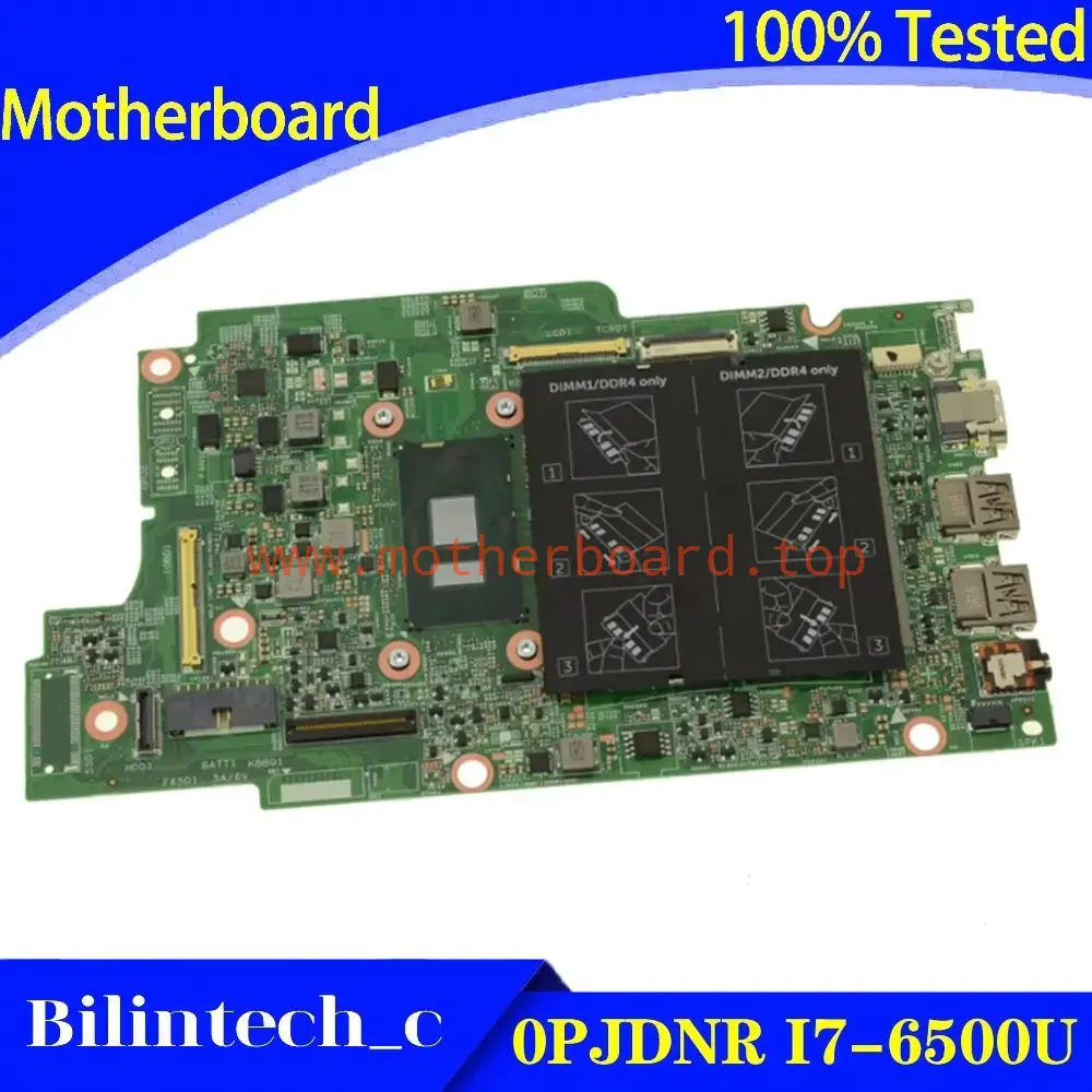 FOR Inspiron 13 5368 15 5568 2-in-1 Motherboard I7-6500U 8GB 15296-1 0PJDNR *v