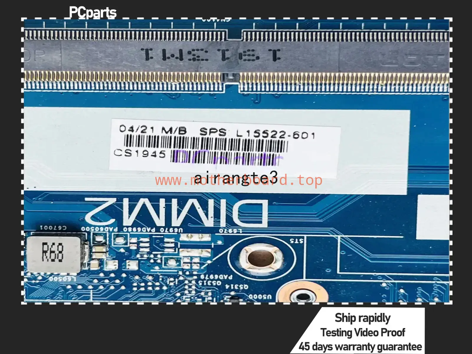 L15522-601 For HP EliteBook 840 Laptop Motherboard I7-8650U CPU DDR4 MB 2