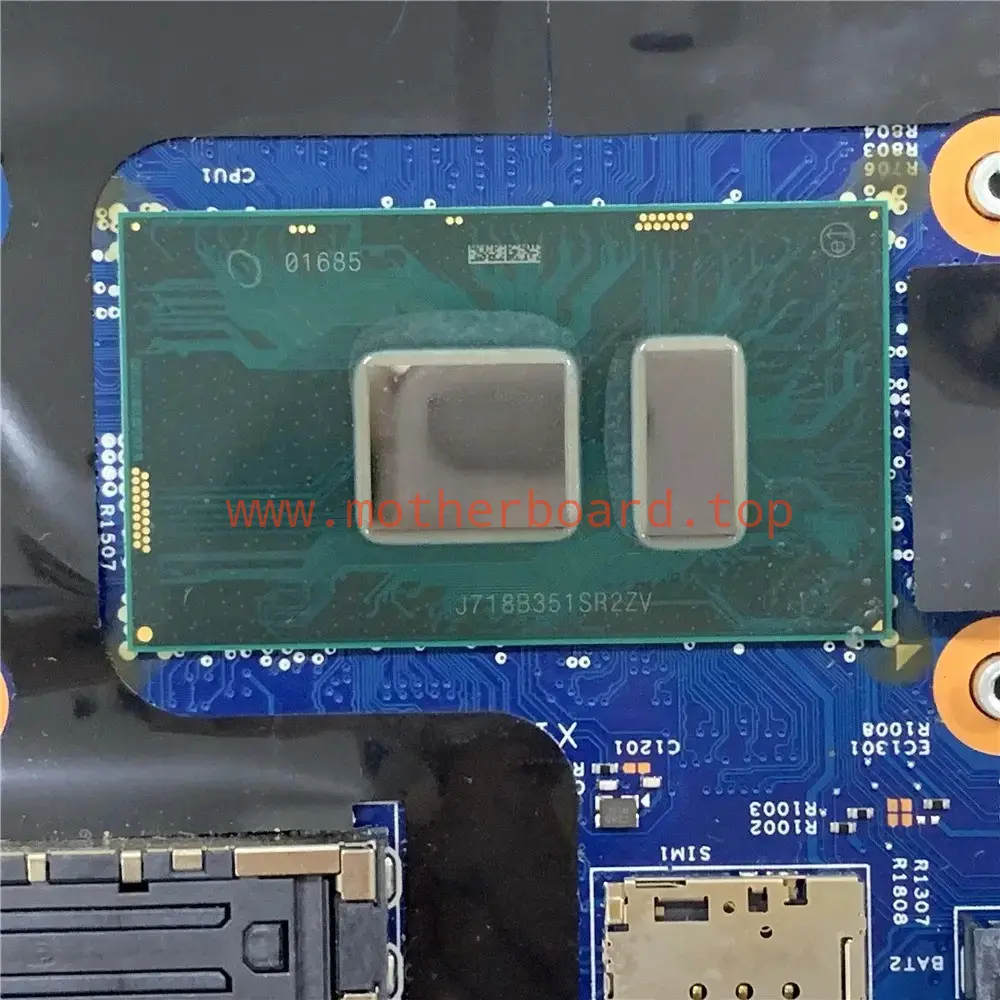 01ER389 01ER385 For Lenovo ThinkPad T570 Laptop Motherboard i7-7500U 16820-1 3
