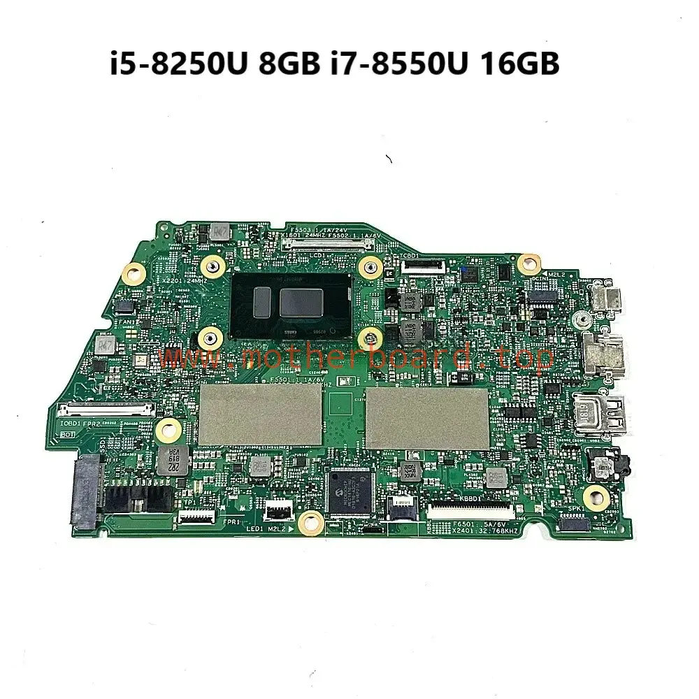 16839-1 For Dell Inspiron 13 7370 7373 Motherboard CPU i5-8250U i7-8550U 8G/16G