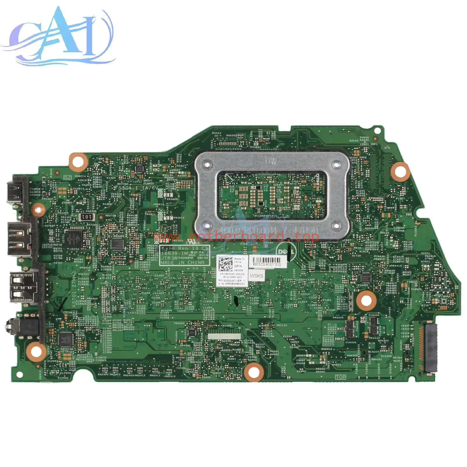 16839-1M For DELL Inspiron 13 7370 7373 Laptop Motherboard 0C2G64 i7-8550U 8GB 2