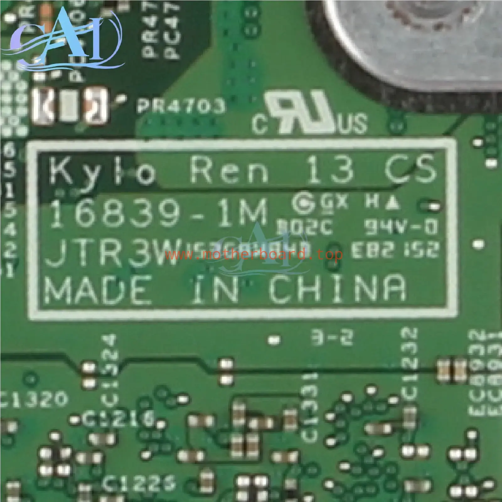 16839-1M For DELL Inspiron 13 7370 7373 Laptop Motherboard 0C2G64 i7-8550U 8GB 3
