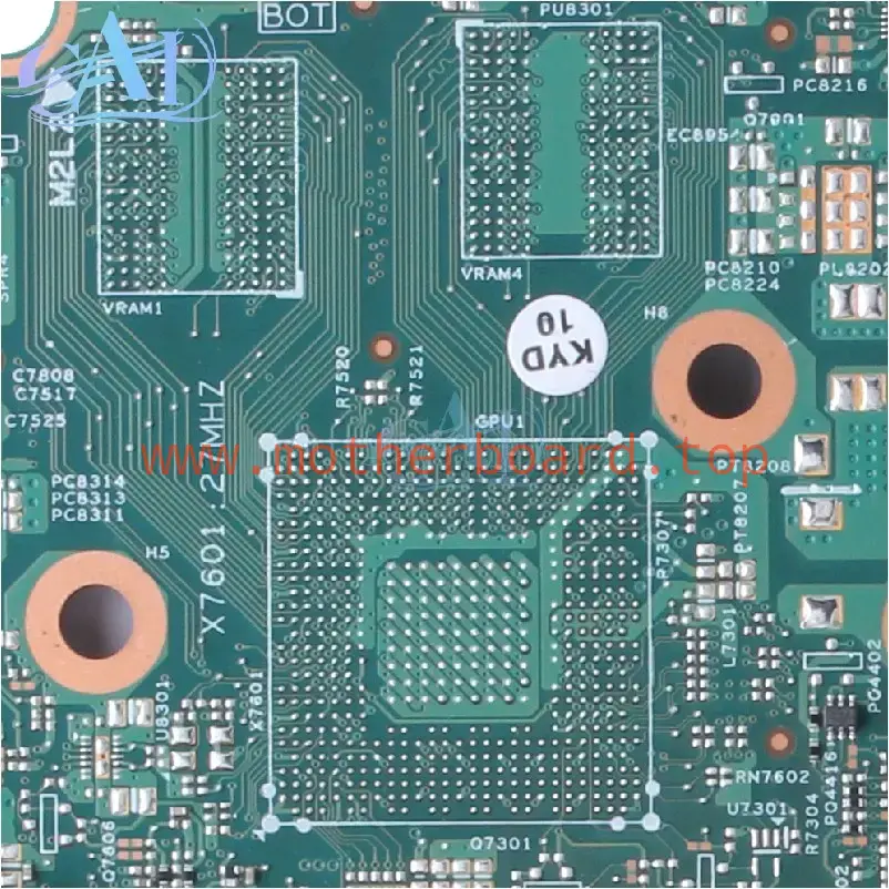 For DELL Inspiron 7570 7573 Laptop Motherboard 16841-1 0MJCYX 0WWYYN i7-8550U 3