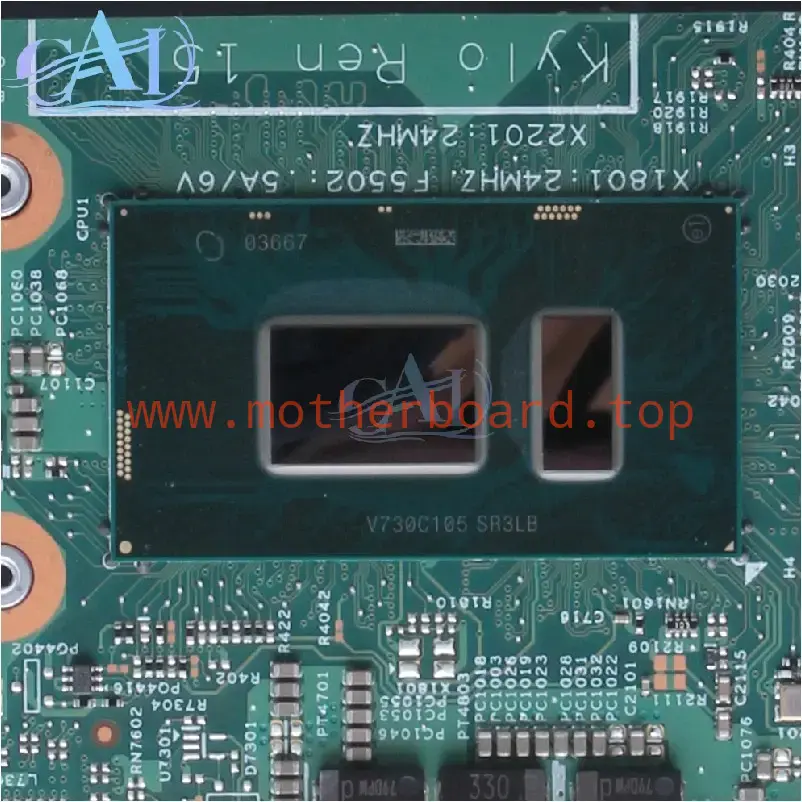 For DELL Inspiron 7570 7573 Laptop Motherboard 16841-1 0MJCYX 0WWYYN i7-8550U 4