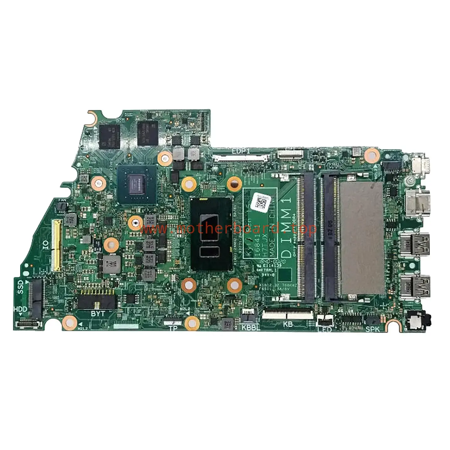 0MJCYX Motherboard For Dell Inspiron 15 7570 7573 I7-8550U SR3LC 16841-1M MJCYX