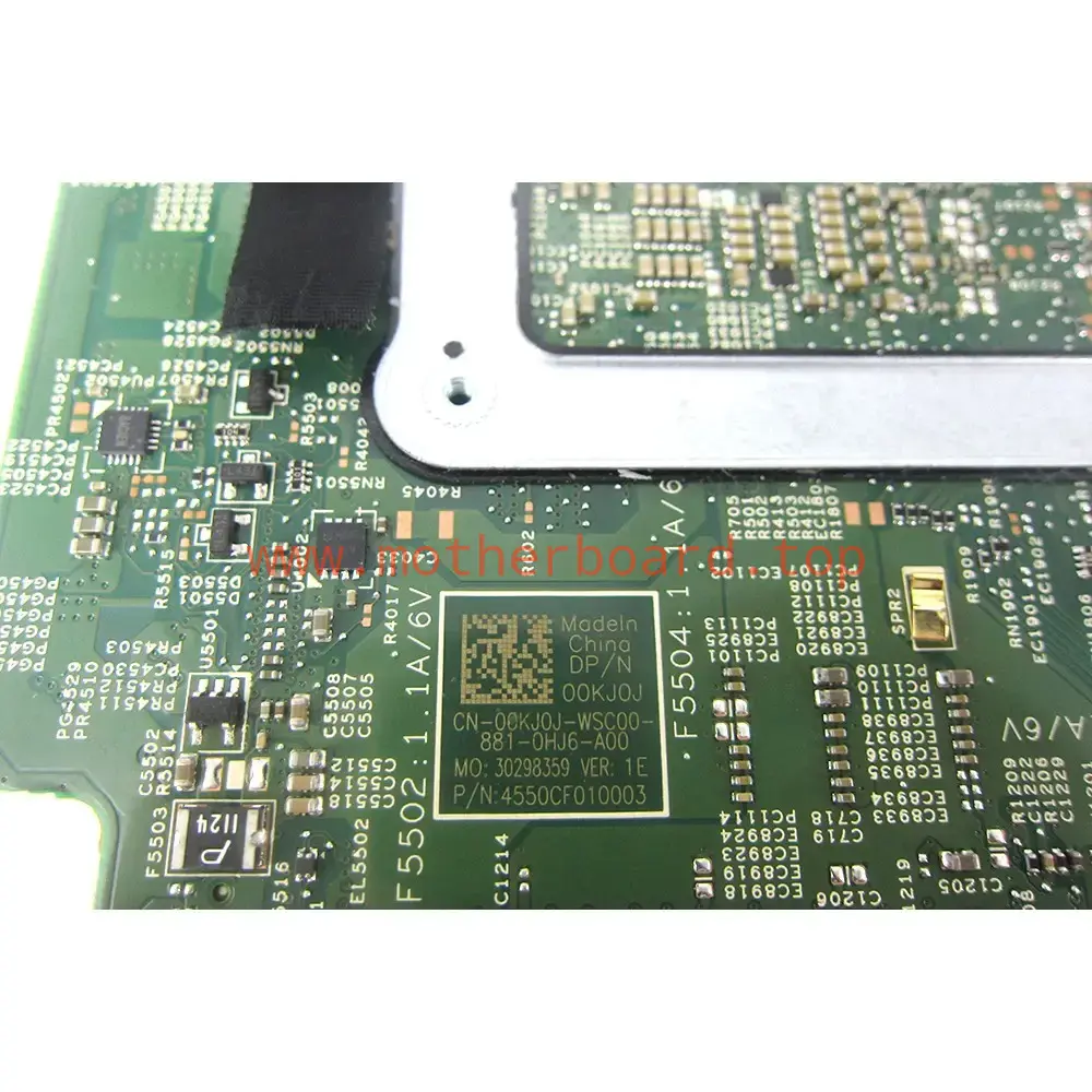 For Dell Inspiron 15 5379 5579 Laptop motherboard I5-8250U CPU 17810-1 CN-00KJ0J 3