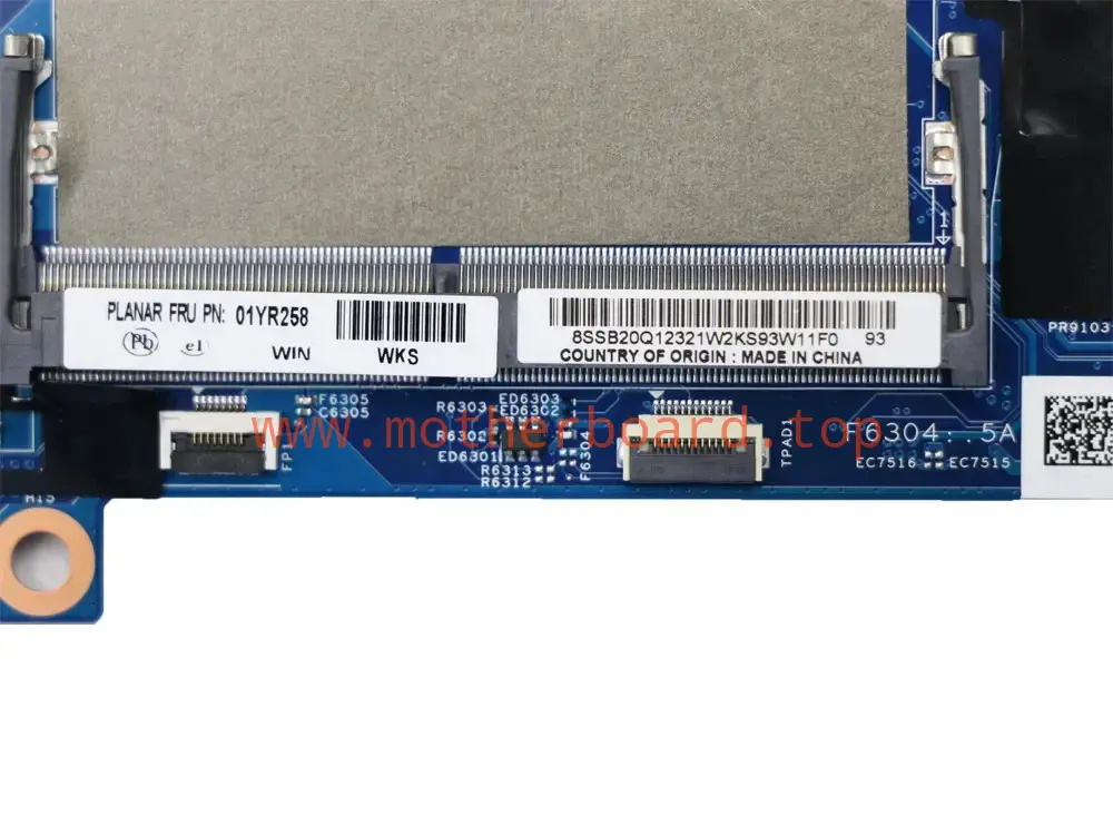 For Lenovo Thinkpad T580 Laptop Motherboard 17812-1 i5 i7 CPU 01YR250 1YR258 4