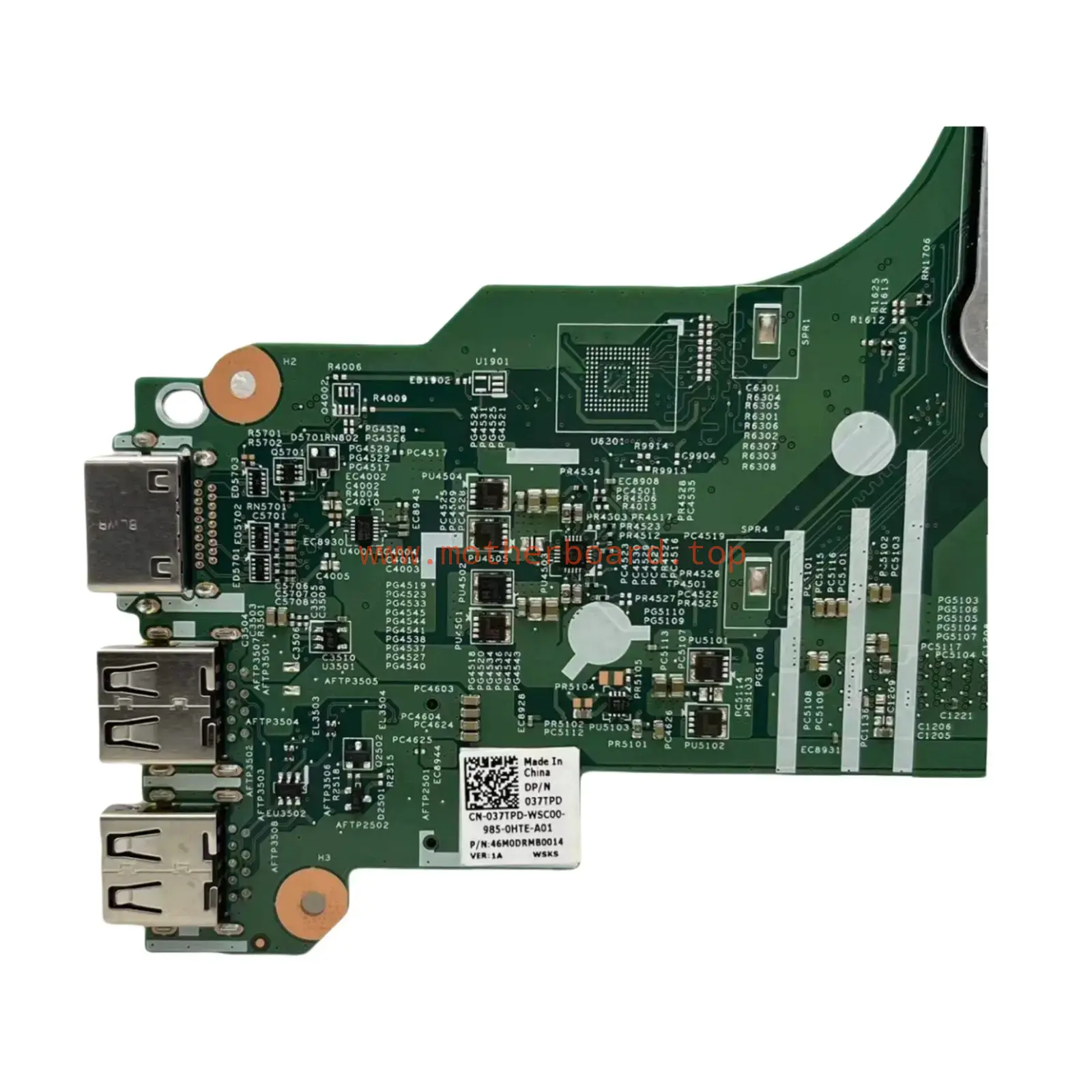 17831-1 For Dell Inspiron 15 3573 Laptop Motherboard 037TPD With Celeron N4000 4
