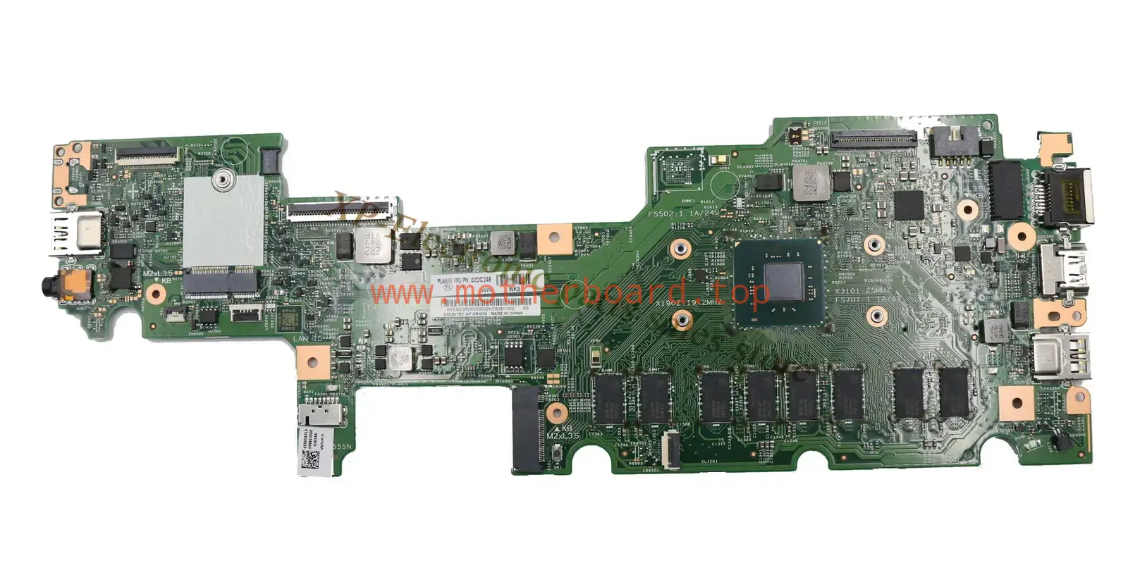 02DC248 For Lenovo ThinkPad Yoga 11e 5th Gen LLA-1 17833-1 Motherboard N5000 8G