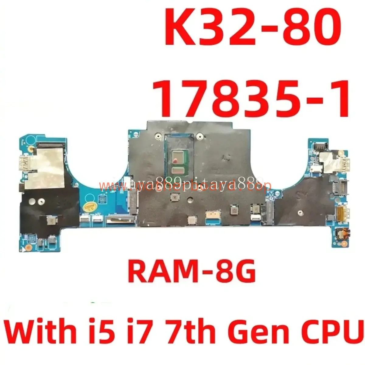 17835-1 For Lenovo K32-80 V730-13IKB motherboard CPU I5-7200U RAM 8GB Tested OK