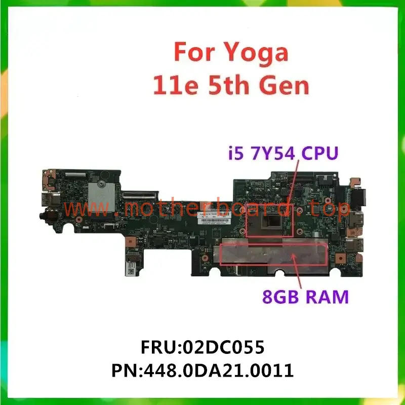 17873-1 Motherboard for Lenovo Yoga 11e motherboard with i5 7Y54 CPU 8GB RAM