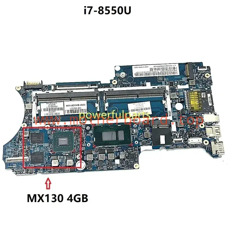 L18159-601 For HP pavilion X360 14T-CD 14-CD Motherboard 17884-1B i7-8550U MX130