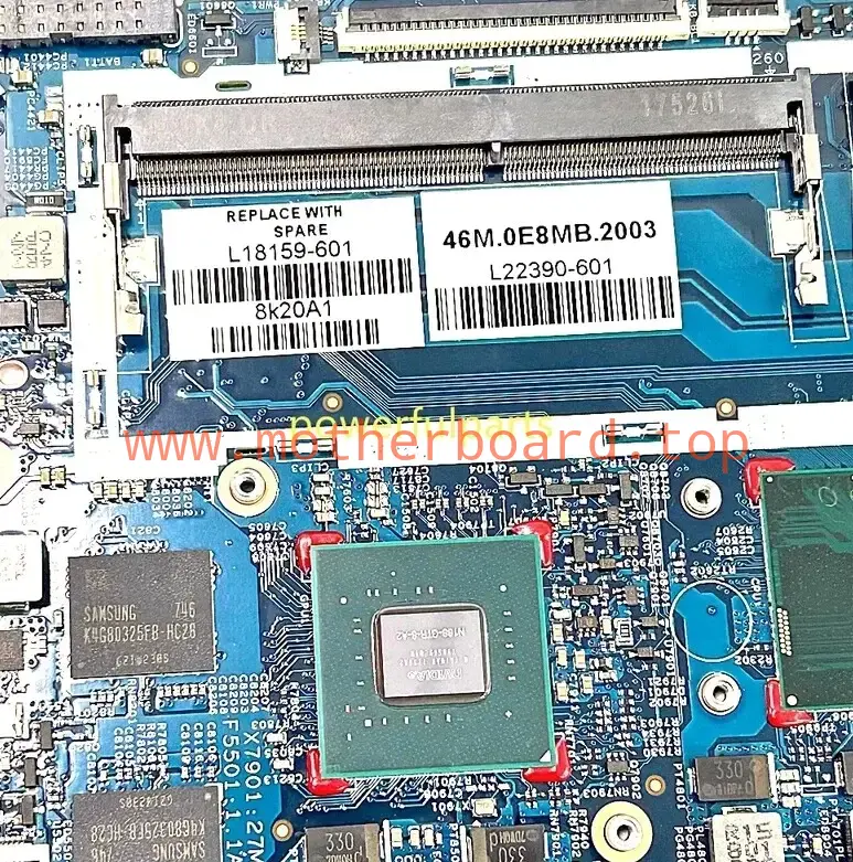 L18159-601 For HP pavilion X360 14T-CD 14-CD Motherboard 17884-1B i7-8550U MX130 3