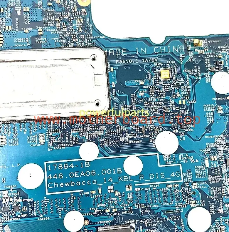 L18159-601 For HP pavilion X360 14T-CD 14-CD Motherboard 17884-1B i7-8550U MX130 4