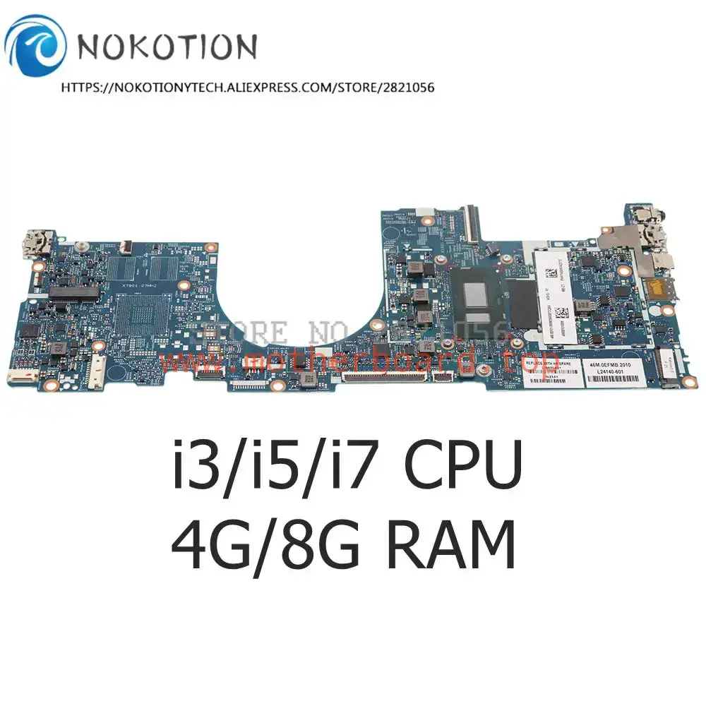 17892-1N TPN-W136 L24140-601 for HP ENVY 13-AH Motherboard I5/I7 CPU 4G/8G RAM