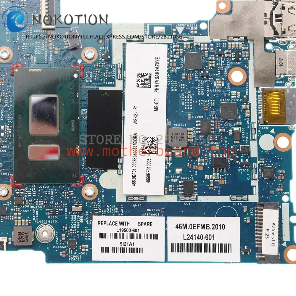 17892-1N TPN-W136 L24140-601 for HP ENVY 13-AH Motherboard I5/I7 CPU 4G/8G RAM 3