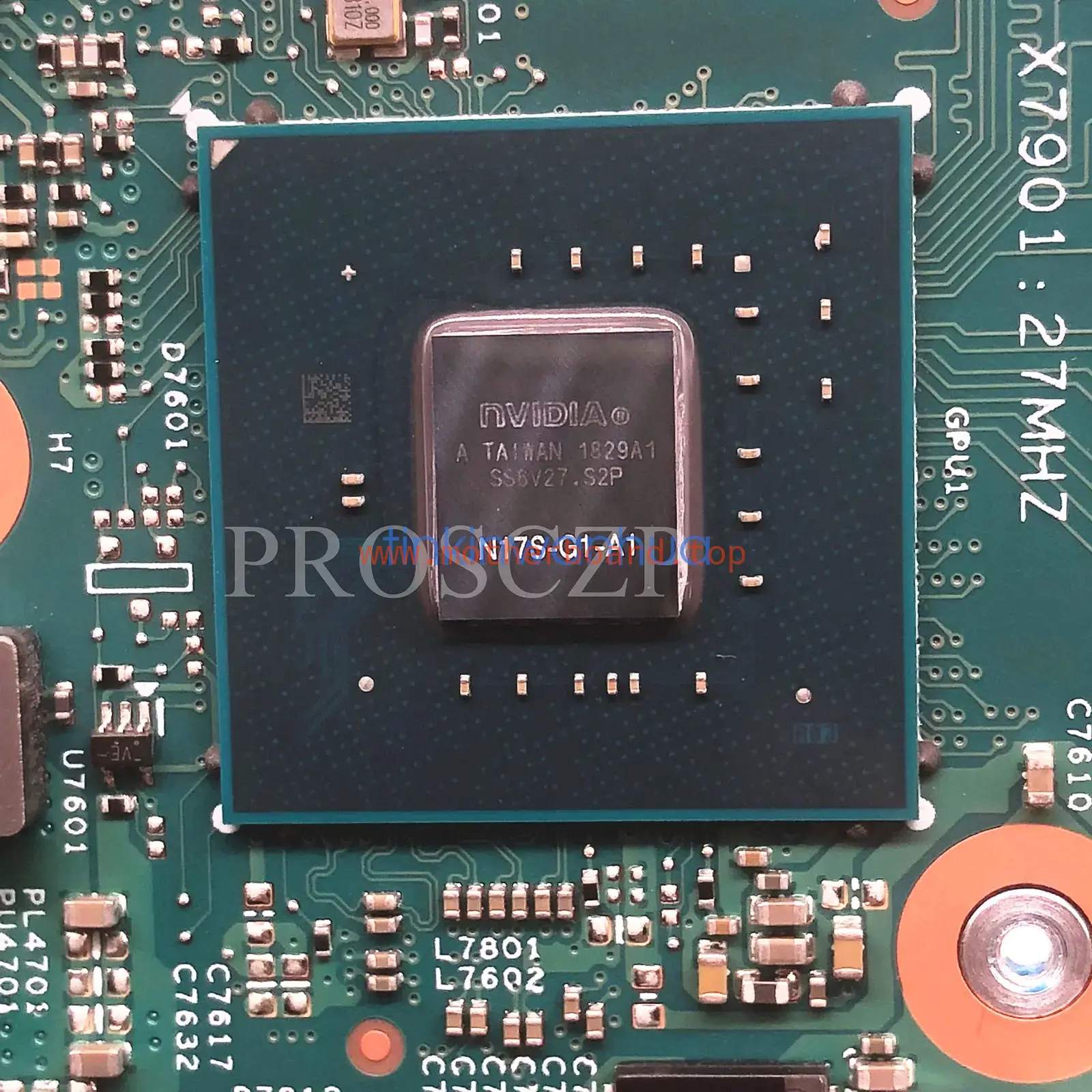 FOR DELL 7580 SREJQ i5-8265U N17S-G1-A1 0WNW17 WNW17 17948-1 Laptop Motherboard 4