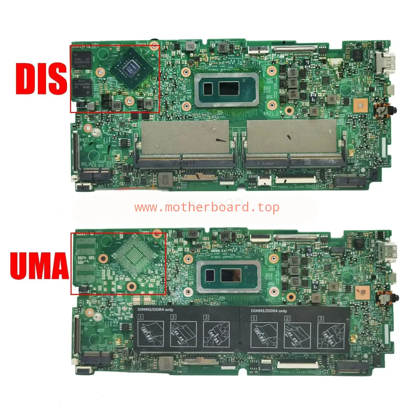 For DELL 15 7586 17 7786 18706-1 Motherboard 0C6KN0 0K2X16 H3KD8 W/ i5 I7 CPU