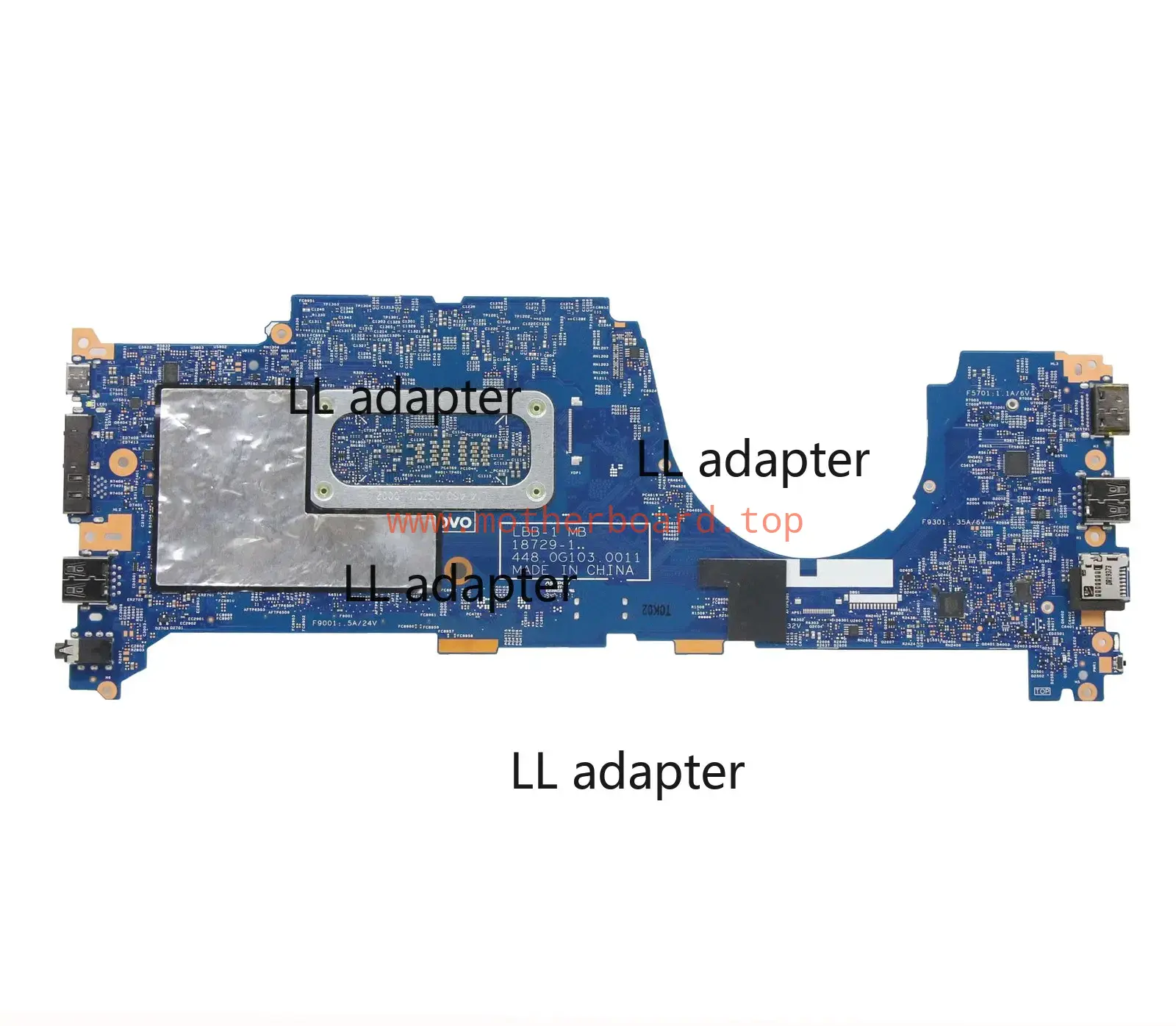 For Lenovo ThinkPad X390 Yoga Motherboard LBB-1 18729-1 i5-8265U 8G 5B21C15253
