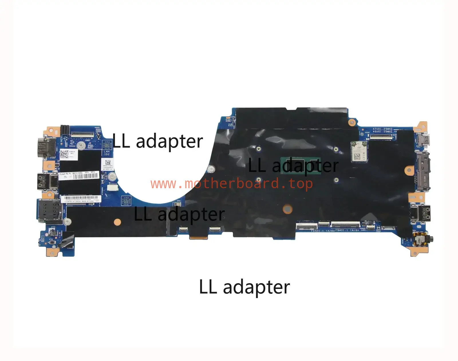 For Lenovo ThinkPad X390 Yoga Motherboard LBB-1 18729-1 i5-8265U 8G 5B21C15253 2