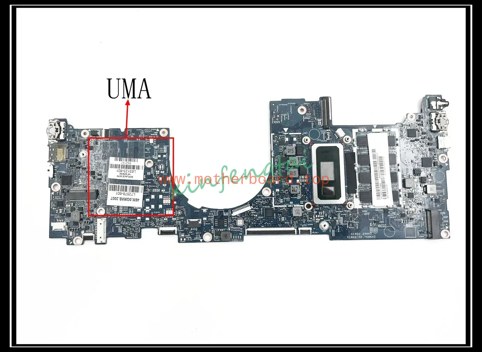 For HP ENVY 13-AQ Laptop Motherboard 18744-1 With I5-10210/ I7-10510 CPU 8GB RAM 4