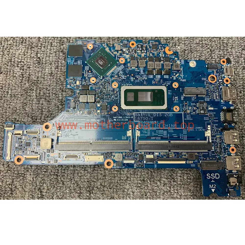 For Dell Latitude 3400 i7-8565U MX130 2GB Laptop Motherboard 18750-1 0KVN26