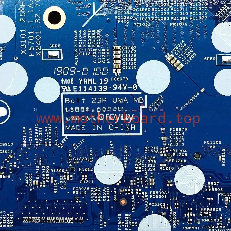 18758-1 For Dell Inspiron 5583 5584 motherboard with CPU I5-8265U I7-8565U 3