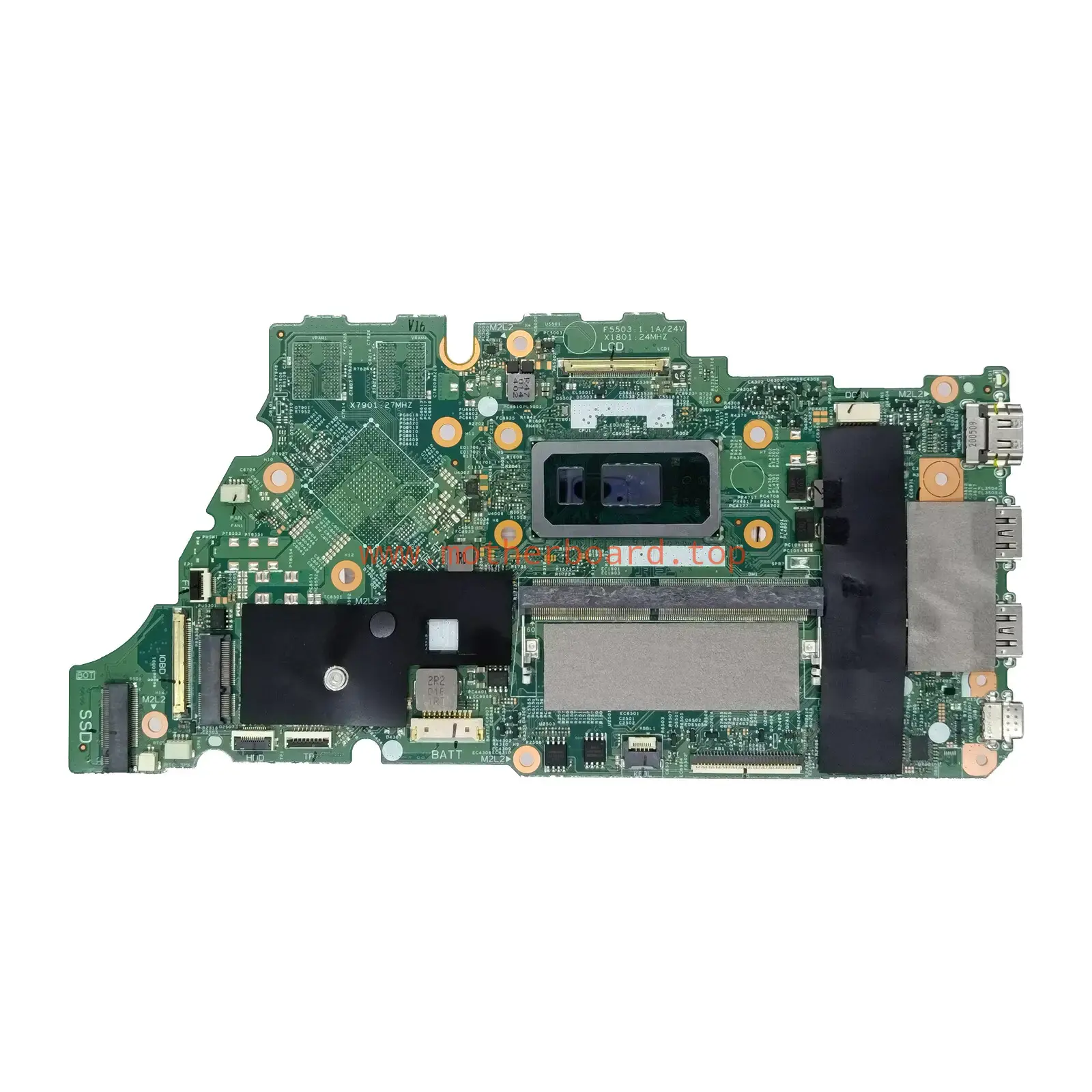 06JJ34 For Dell Vostro 5490 5590 Motherboard 18778-1 SRGL0 i3-10110U RAM 4GB 2