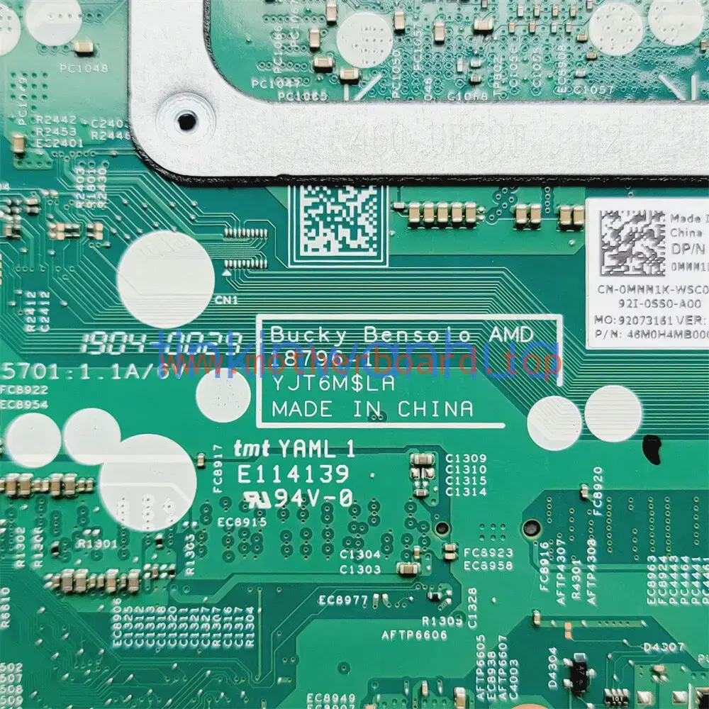 0MNN1K MNN1K 18796-1 For Dell Inspiron 15 5485 Ryzen7 3700U Motherboard Test 4
