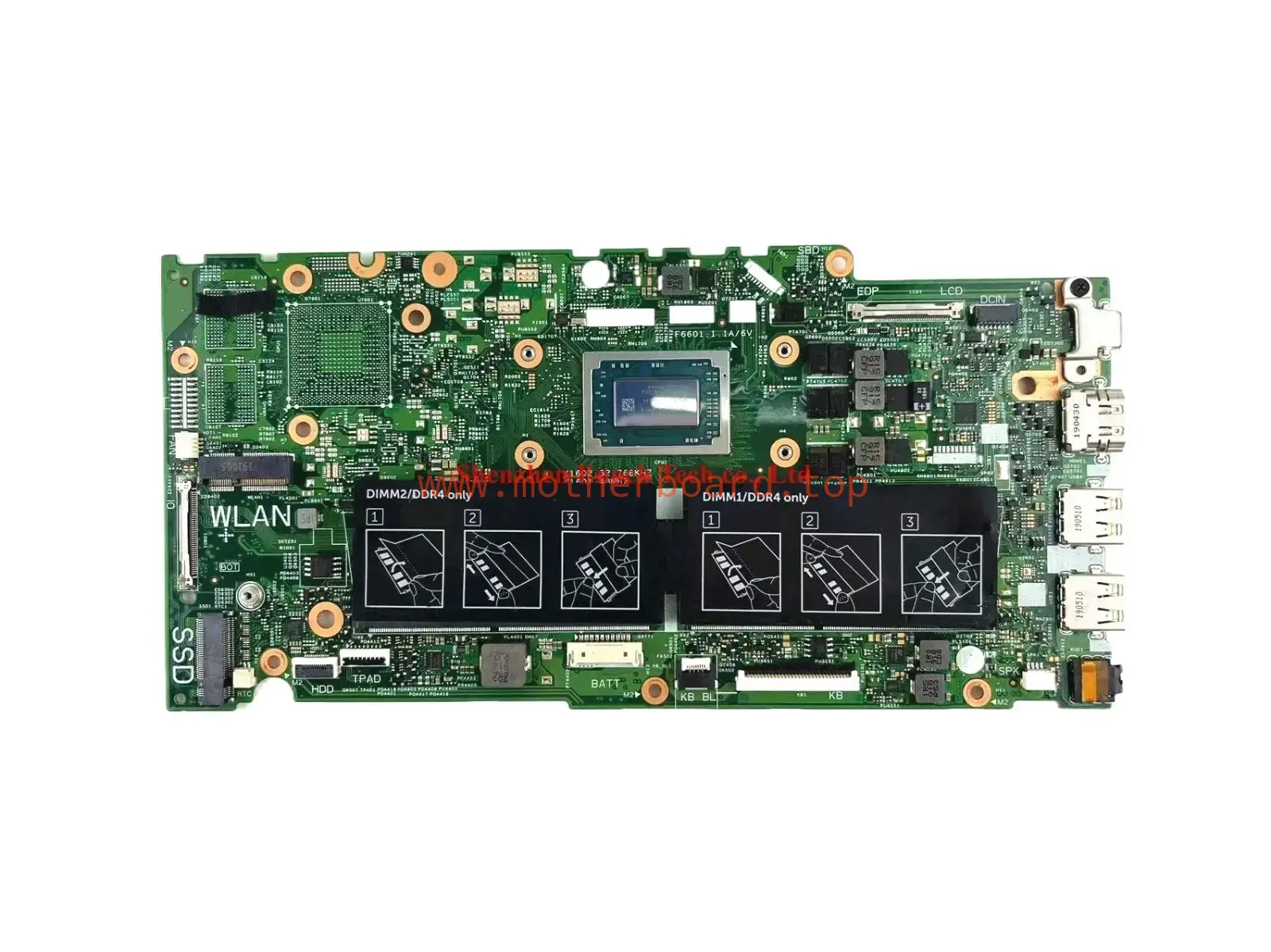 0MNN1K 18796-2 For Dell Inspiron 15 5585 Laptop Motherboard AMD R7-3700U CPU