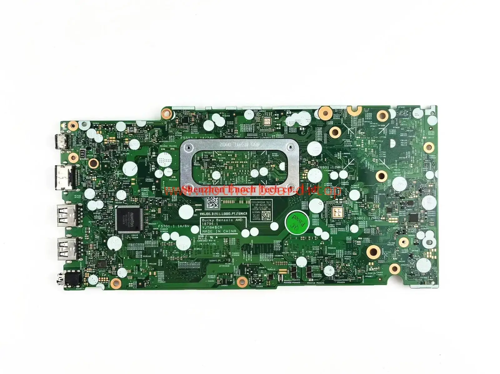 0MNN1K 18796-2 For Dell Inspiron 15 5585 Laptop Motherboard AMD R7-3700U CPU 2