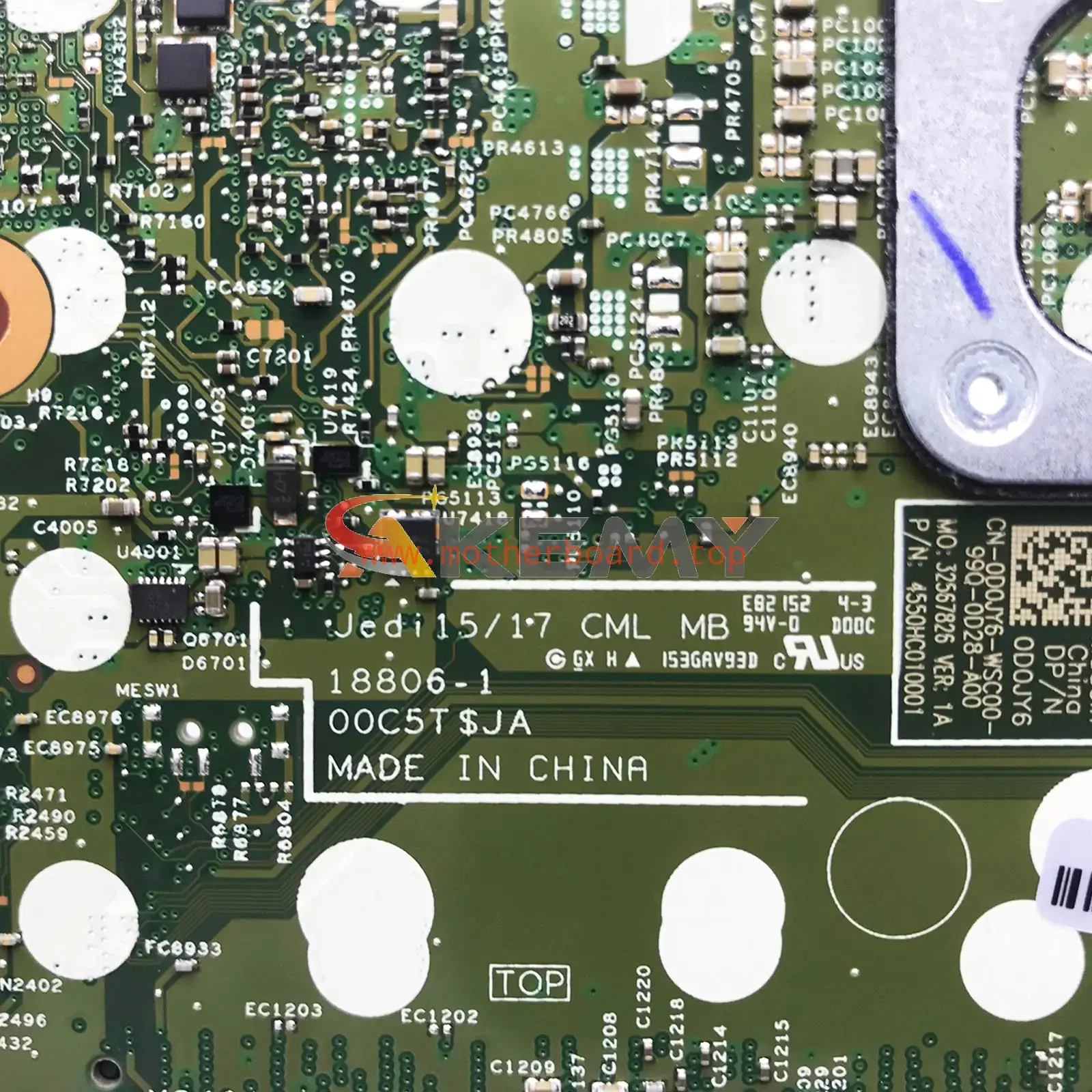 18806-1 For Dell inspiron 15 7591 17 7791 Laptop Motherboard 0850TM 0D0JY6 i5 i7 4
