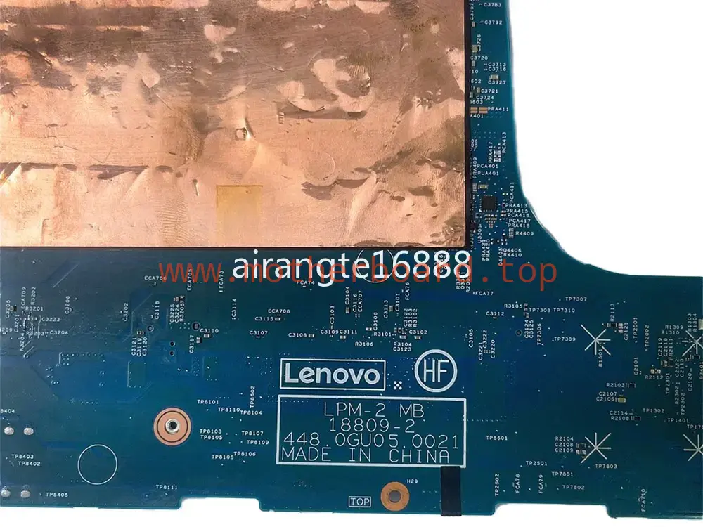 18809-1M For Lenovo ThinkPad X1 Extreme 2nd Gen SWG Motherboard i5 i7 5B21C67004 4