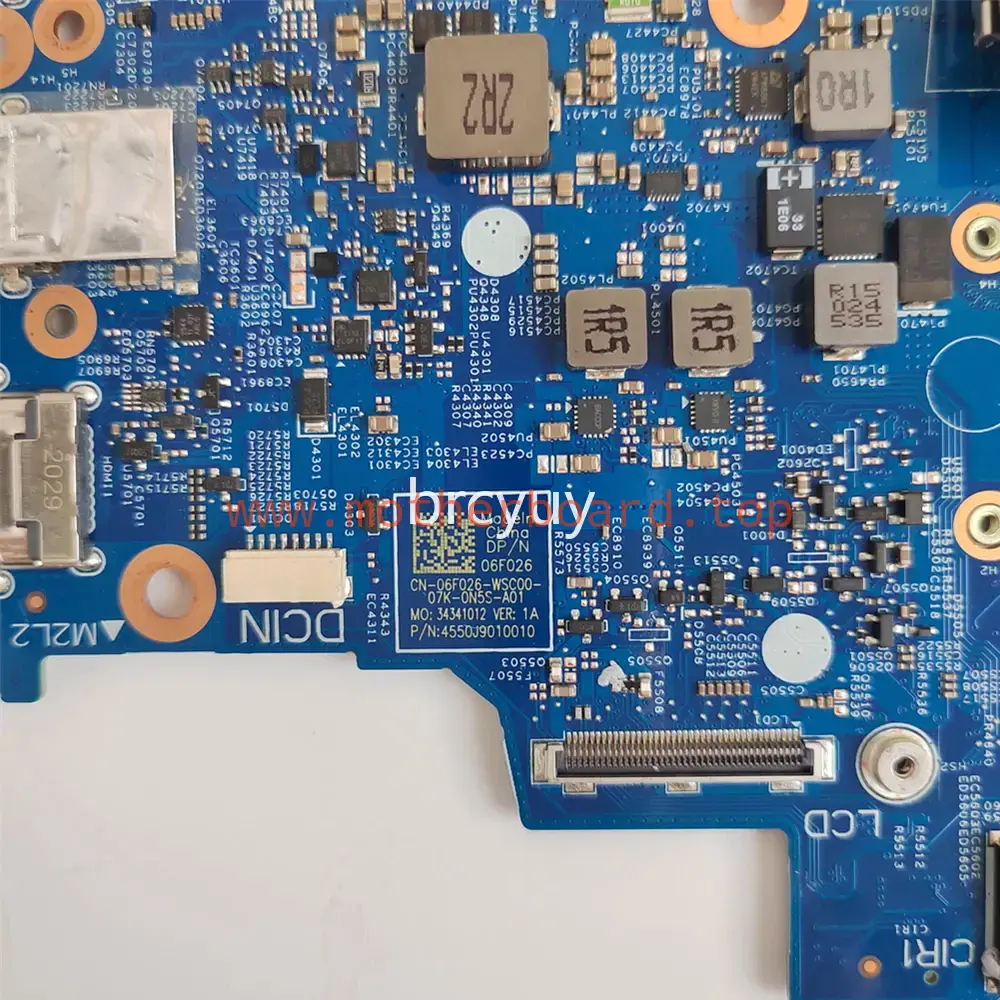 18831-1 For Dell Latitude 3310 Motherboard W/ CPU i5-8365 SRF9Z CN-06F881 6F881 4