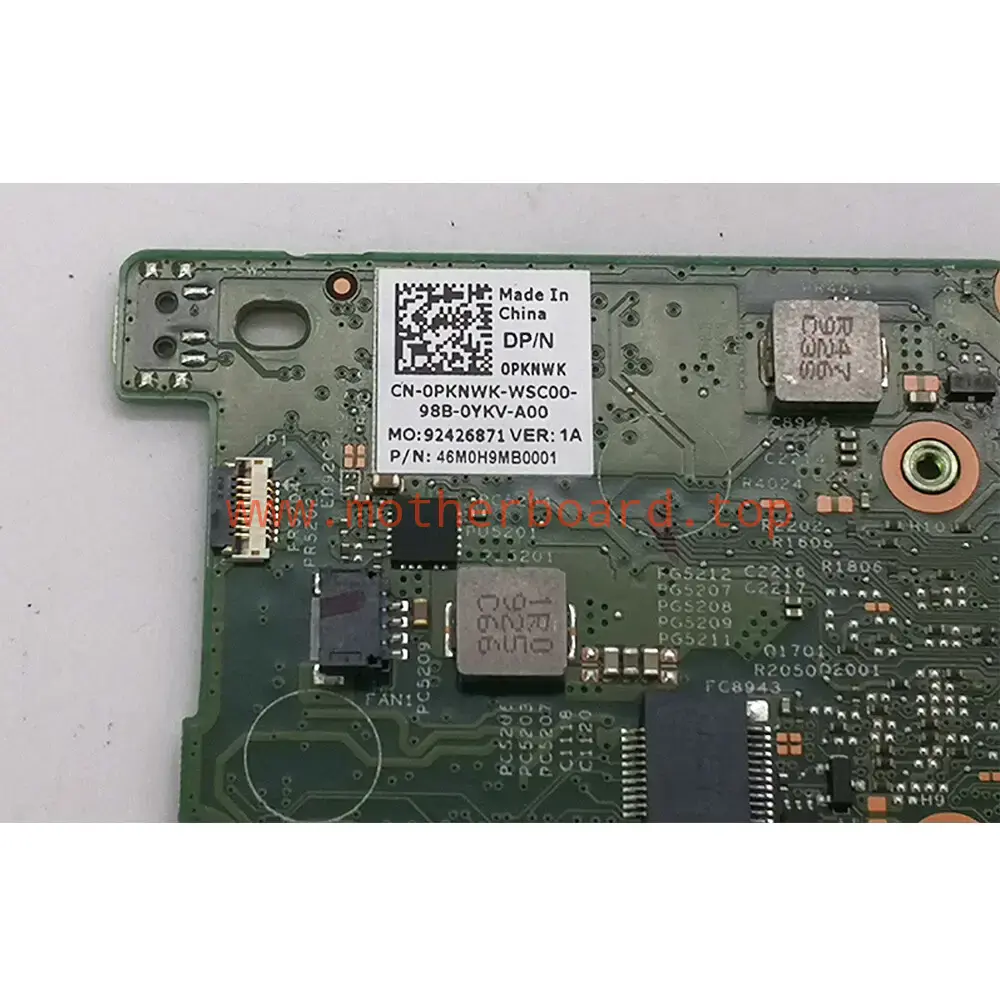 CN-0PKNWK FOR DELL Insprion 7391 2-in-1 Laptop Motherbroad I5-10210U 8GB 18844-1 4