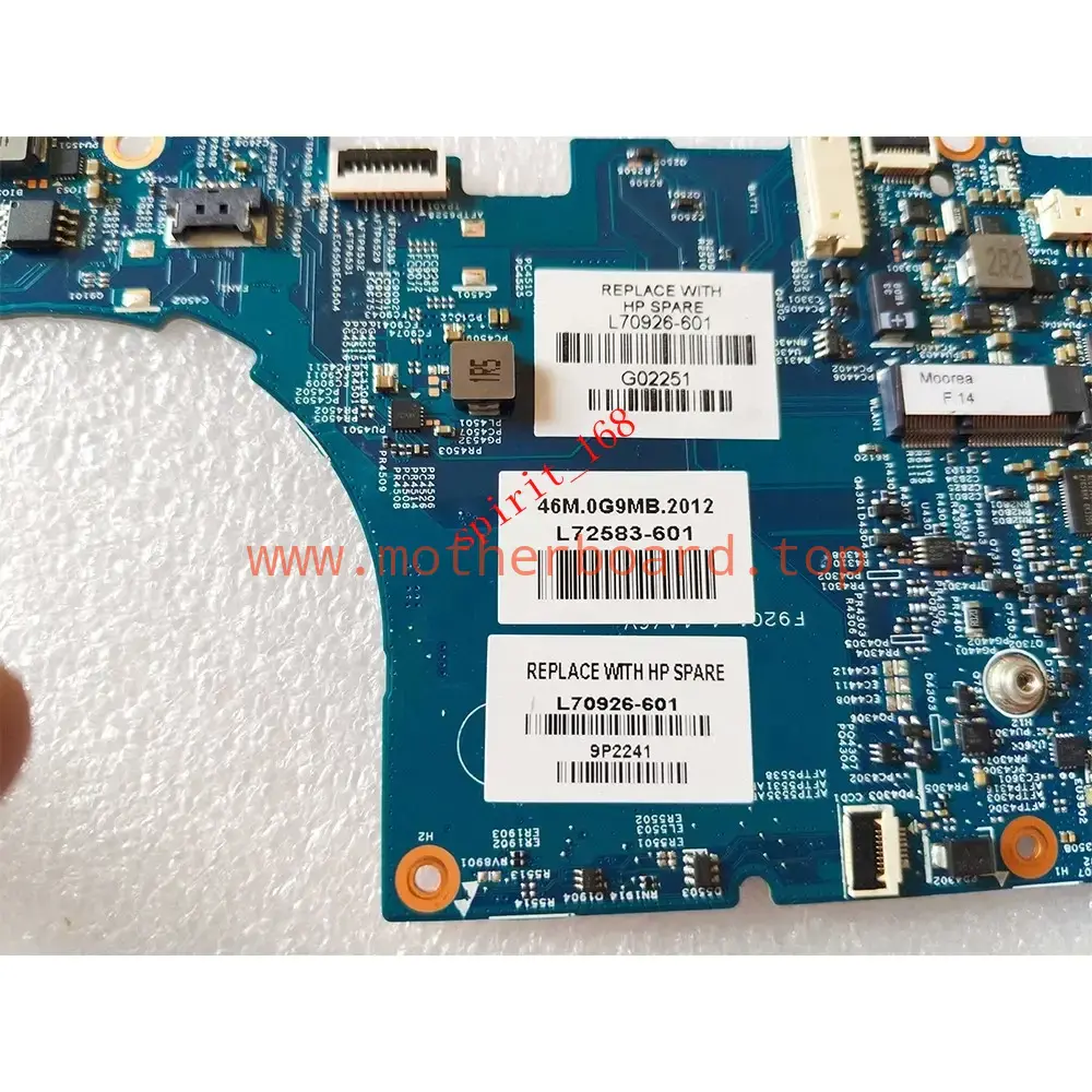 For HP ENVY 13-AQ TPN-W144 Motherboard i5-1035G1 8GB 19728-1 L70926-601 Test OK 3