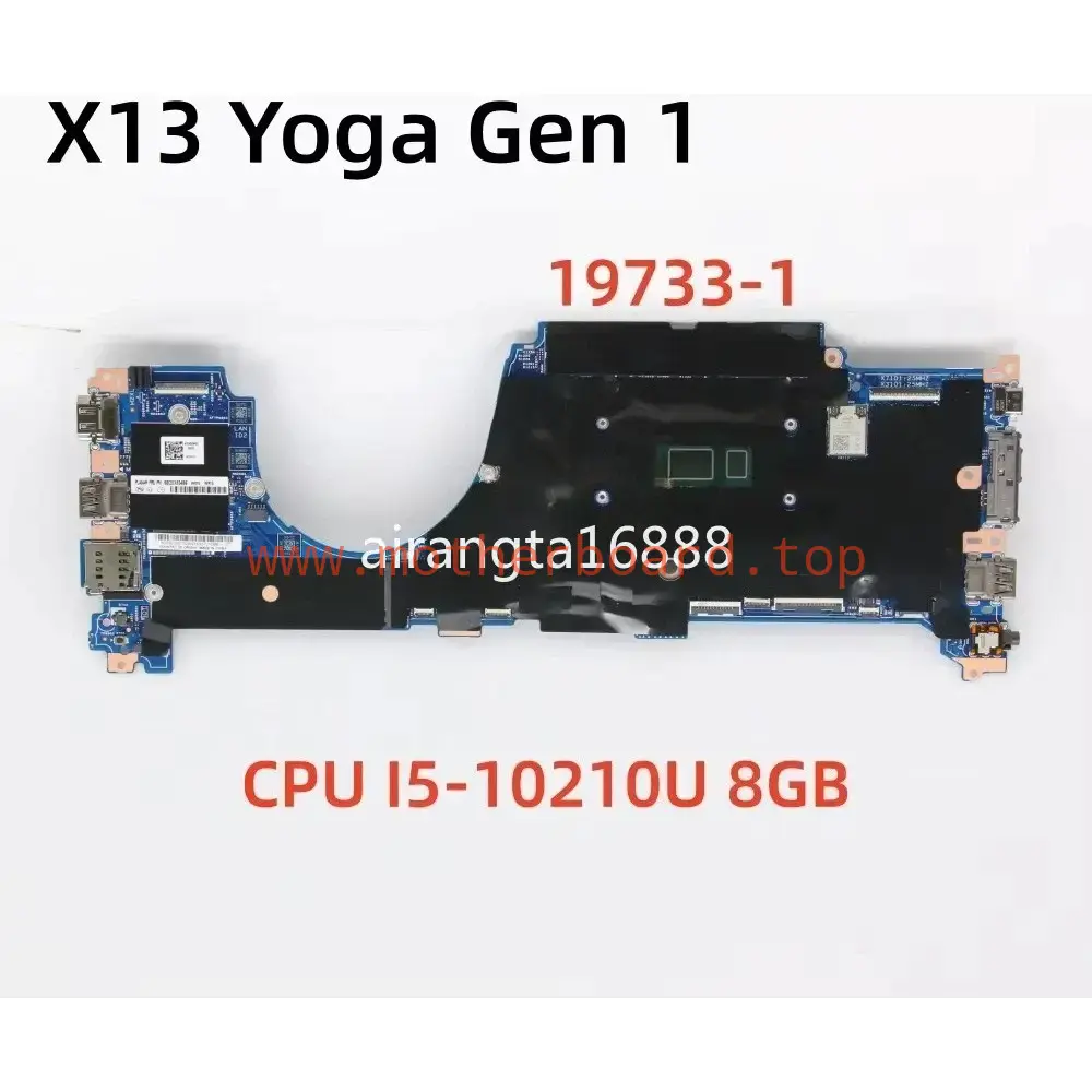 19733-1 for Lenovo ThinkPad X13 Yoga Gen 1 Motherboard CPU I5-10210U UMA 8G