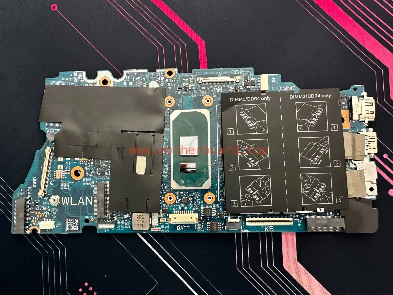 19775-1 For DELL Inspiron 5401 5501 5408 5508 Laptop Motherboard i5-1035G1