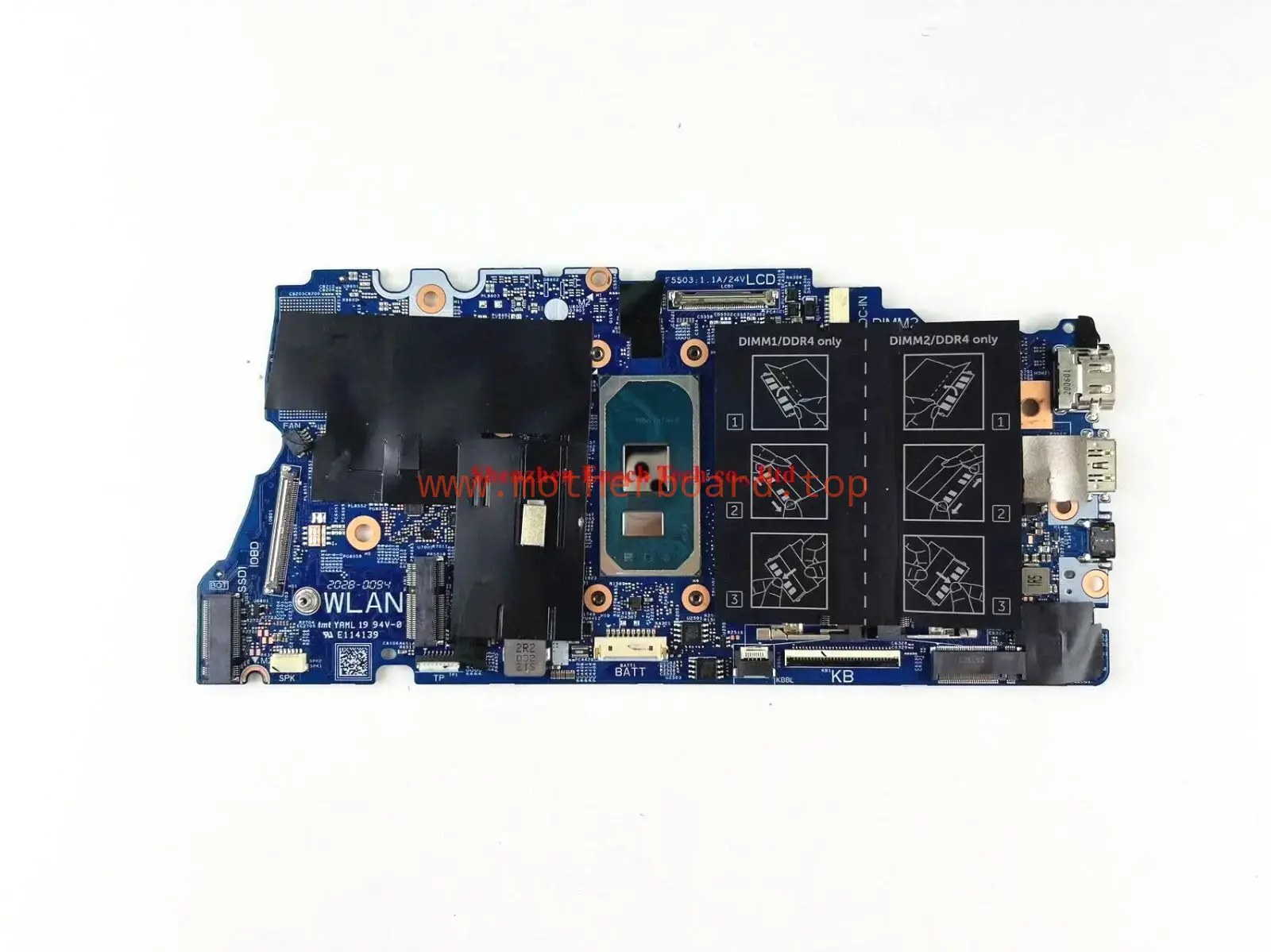 0RHCDN For Dell Vostro 15 5501 14 5401 Laptop Motherboard 19812-1 I5-1035G1 CPU
